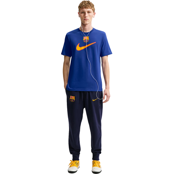Koszulka męska Nike FC Barcelona Swoosh niebieska IQ5042 455