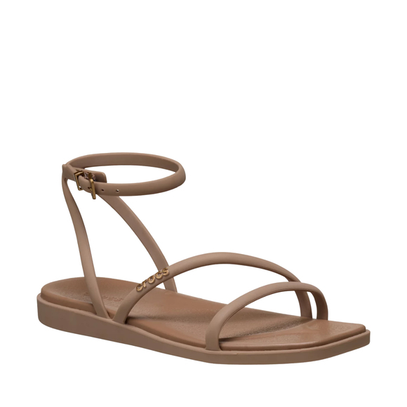 Sandały damskie Crocs Miami Ankle Strap brązowe 212256 2JJ