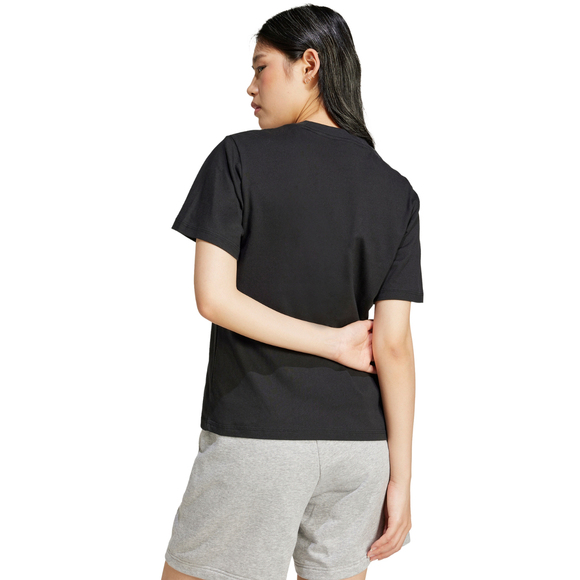 Koszulka damska adidas Essentials Small Logo Cotton czarna JC5943