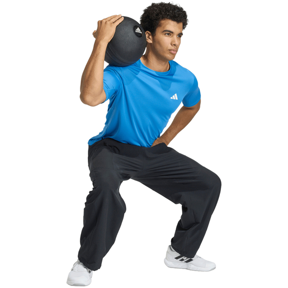 Koszulka męska adidas Workout Essentials Base niebieska KD5471