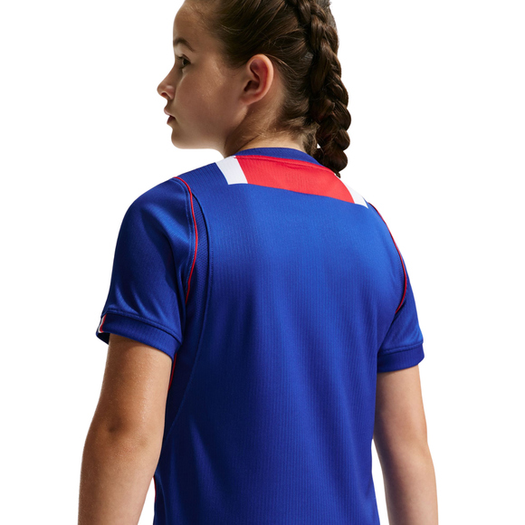Koszulka dla dzieci Nike Paris Saint-Germain 2026/27 Stadium Home niebiesko-czerwona II1644 417