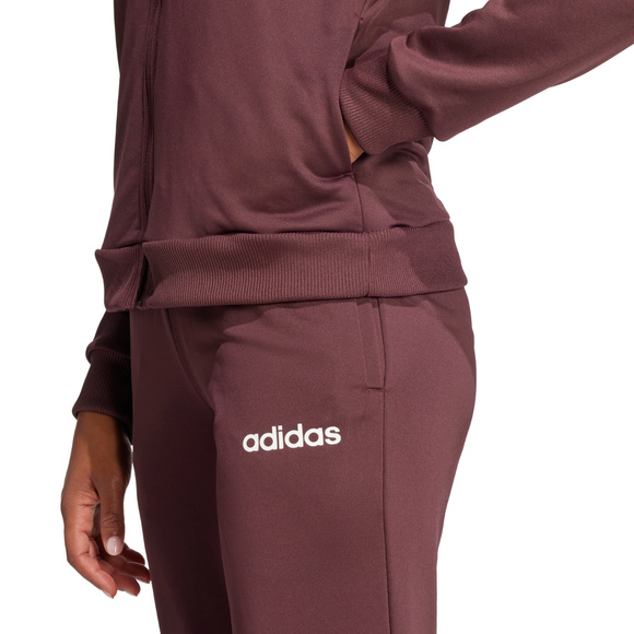 Dres damski adidas Essentials Linear bordowy JD2698