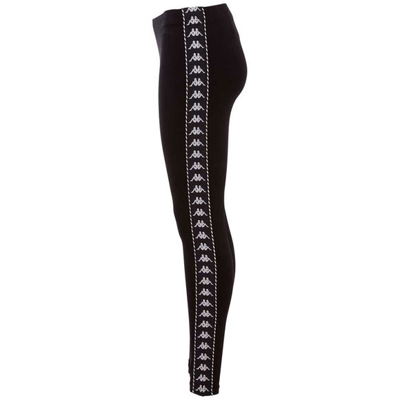 Legginsy damskie Kappa ISADOMA czarne 309075 19-4006