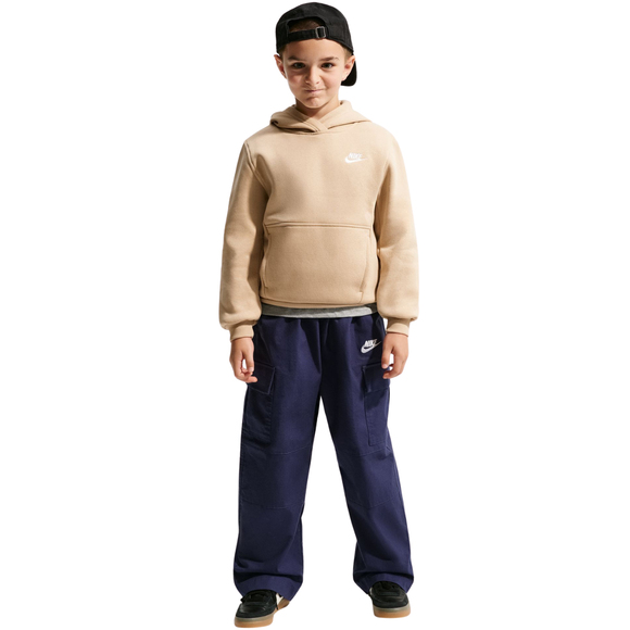 Bluza dla dzieci Nike Sportswear Club Fleece beżowa FD3000 286