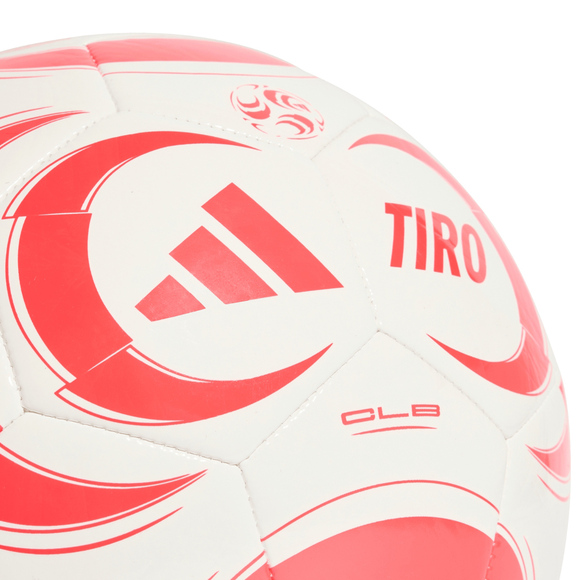 Piłka nożna adidas Tiro Club biało-pomarańczowa JW1531