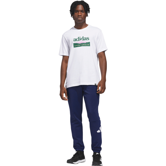 Koszulka męska adidas Sportsman Mountain Graphic biała KC9254