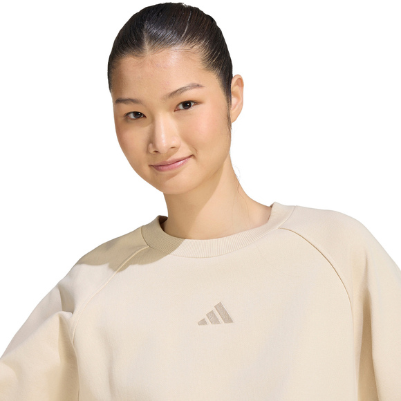 Bluza damska adidas Kit Small Logo beżowa KV9823