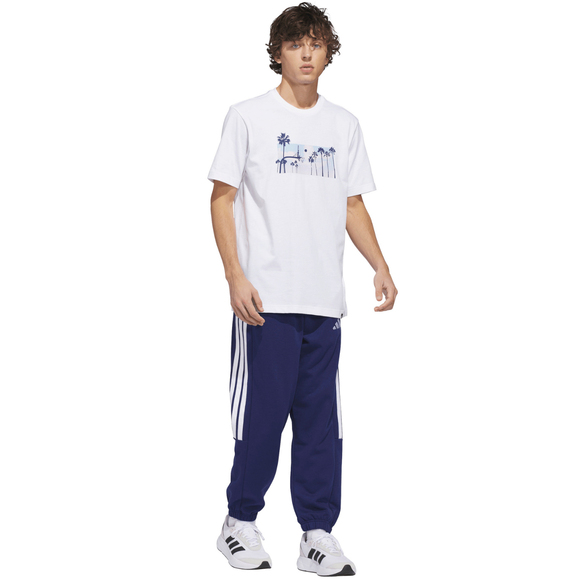 Koszulka męska adidas Summer Sunset Graphic biała JZ7544