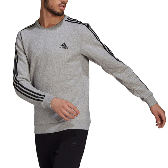 Bluza męska adidas Essentials Sweatshirt szara GK9110