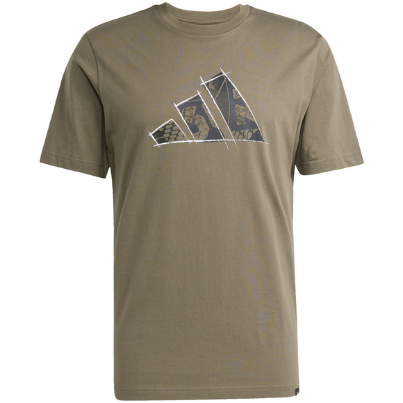 Koszulka męska adidas Logo Graphic oliwkowa KA9801