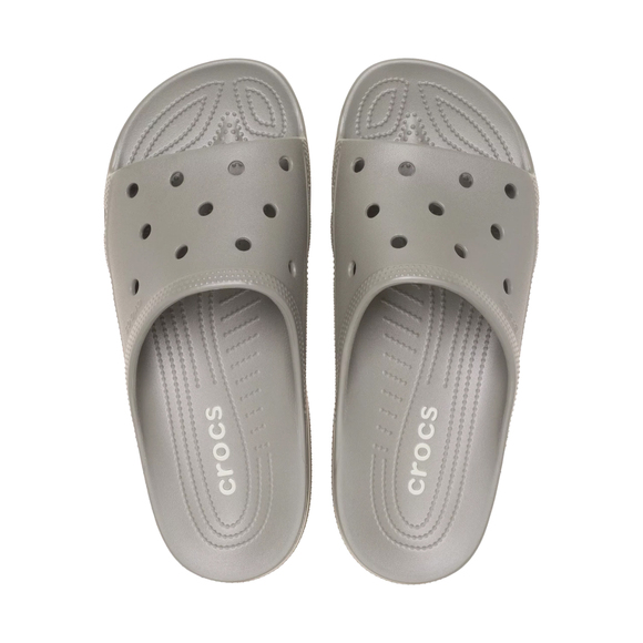 Klapki męskie Crocs Saturday Slide szare 213298 3J5   