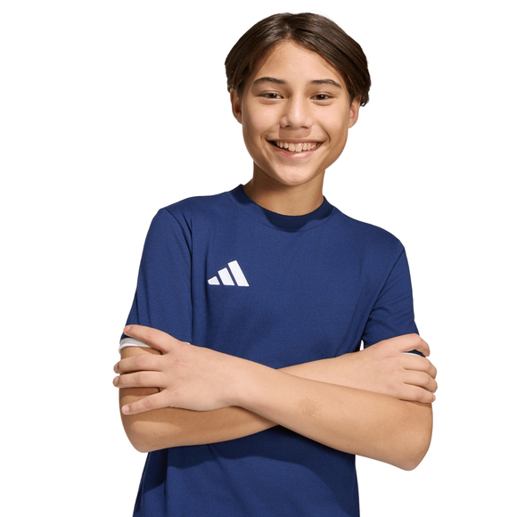 Koszulka dla dzieci adidas Entrada 26 Tee granatowa JZ6673