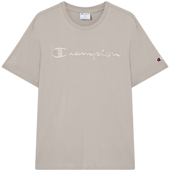 Koszulka męska Champion SS Tee beżowa 220273 ES035