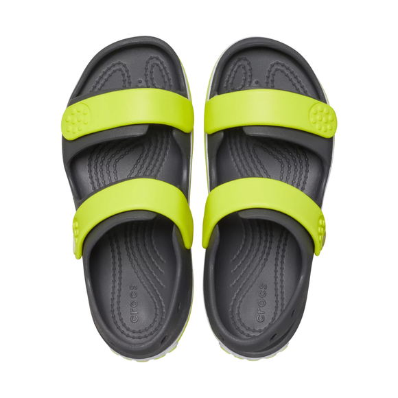 Sandały dla dzieci Crocs Crocband Cruiser grafitowo-żółte 209423 1NJ