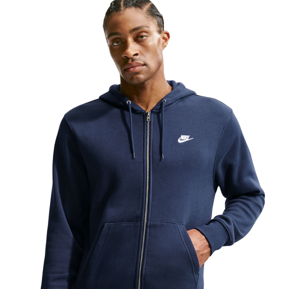 Bluza męska Nike Club BB FZ Hoodie granatowa FN3861 451