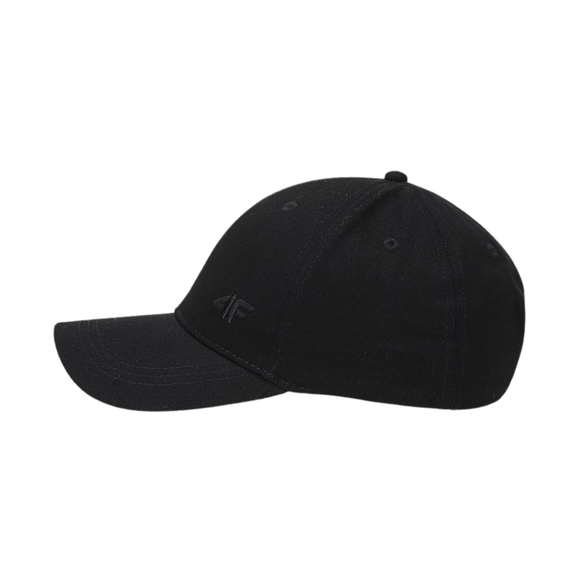 Czapka z daszkiem 4F U367 głęboka czerń 4FWSS25ACABU367 20S 