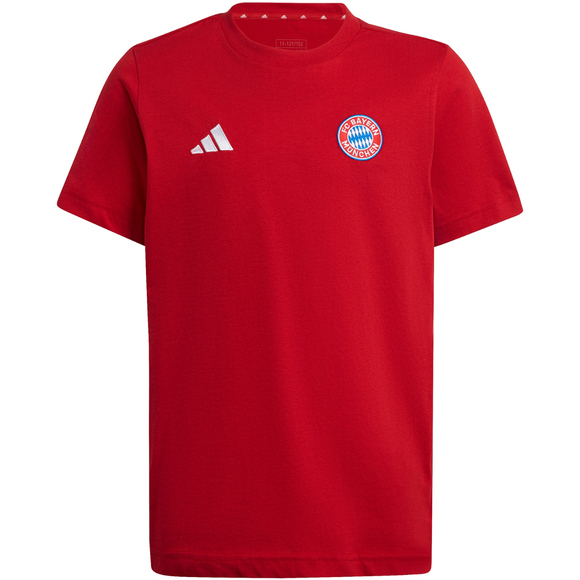 Koszulka dla dzieci adidas FC Bayern Munich Tee czerwona IT4138