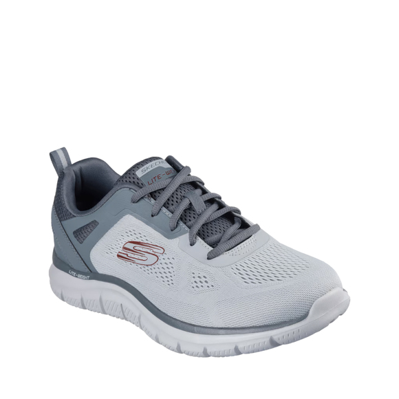 Buty męskie Skechers Track Broader szare 232698 GYCC