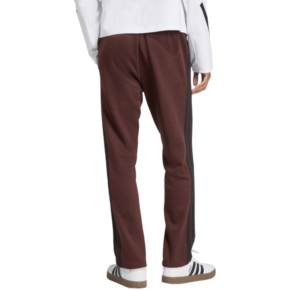 Spodnie męskie adidas Essentials 3-Stripes Fleece brązowe JX0713