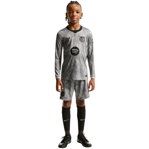 Koszulka bramkarska dla dzieci Nike FC Barcelona 2026/27 Stadium Away szara IO8337 013 