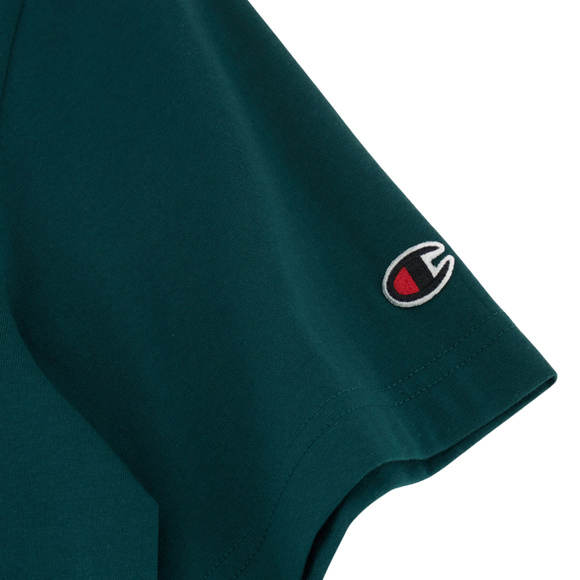 Koszulka męska Champion SS Tee zielona 220256 GS502