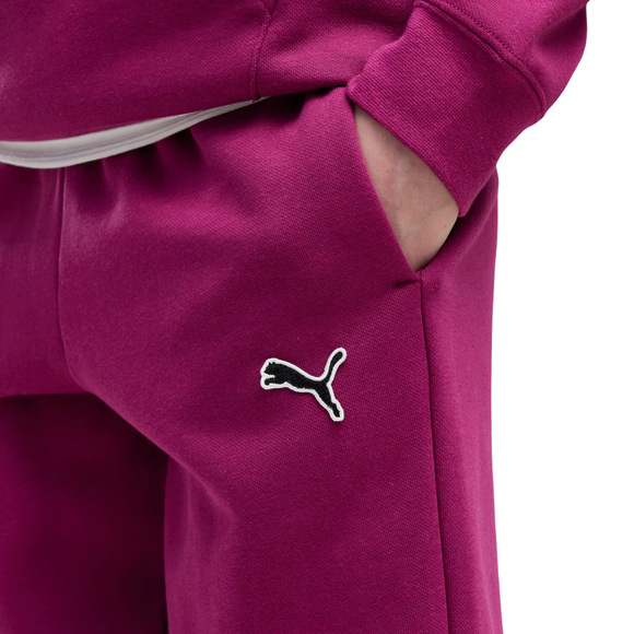 Spodnie dla dzieci Puma ESS Elevated fuksja 694702 41