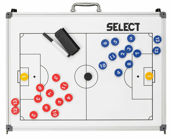 Tablica taktyczna piłkarska do piłki nożnej SELECT składana 60x90 cm