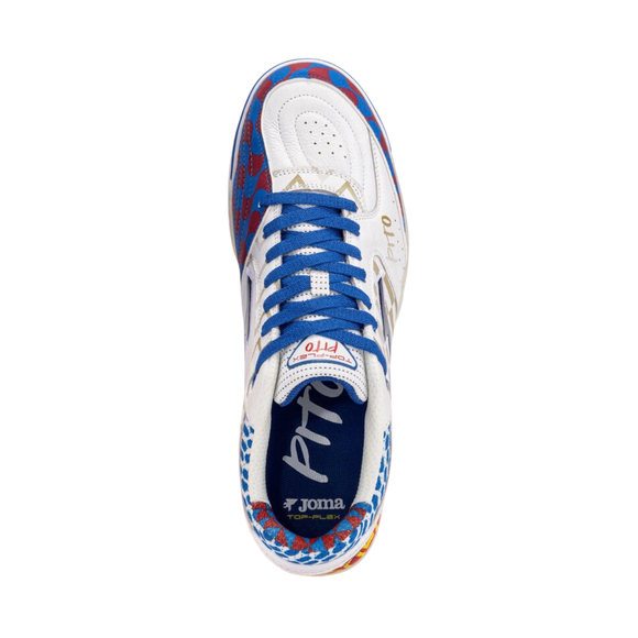 Buty piłkarskie Joma Top Flex Pito Indoor 2652 białe TOPW2652IN