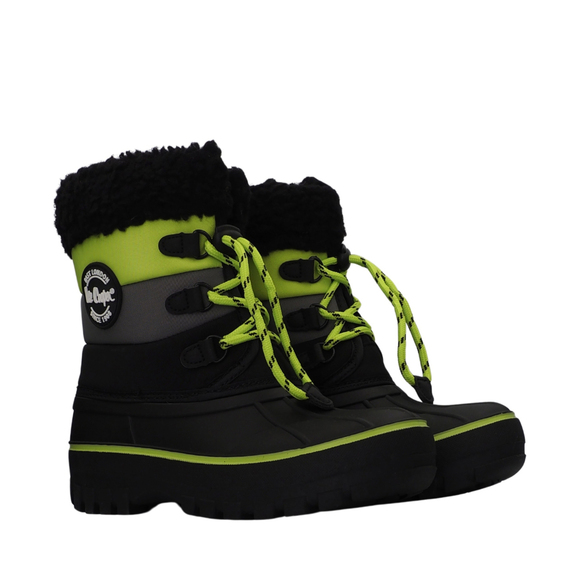 Buty dla dzieci Lee Cooper czarno-limonkowe LCJ-24-44-2856K 