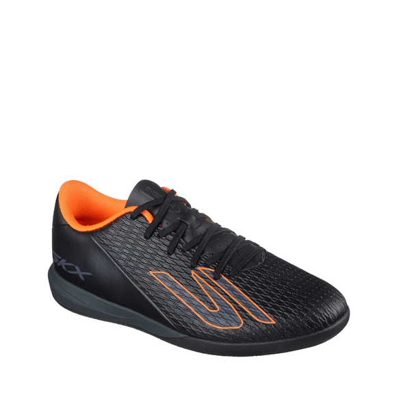 Buty piłkarskie Skechers Club IC czarno-pomarańczowe 252136 BKOR