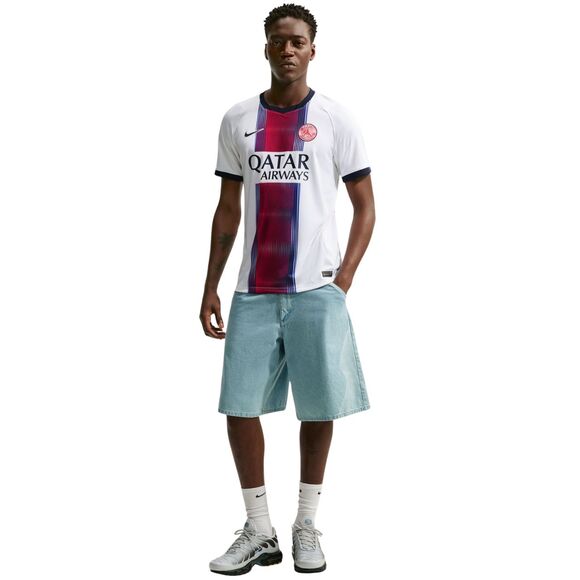 Koszulka męska Nike Dri-Fit Paris Saint-Germain Stadium 2026/27 replika biała II1924 101