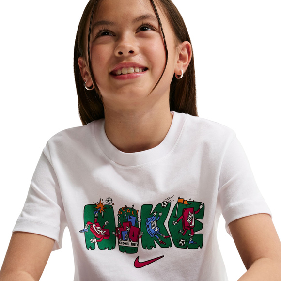 Koszulka dla dzieci Nike Sportswear biała IM9534 100