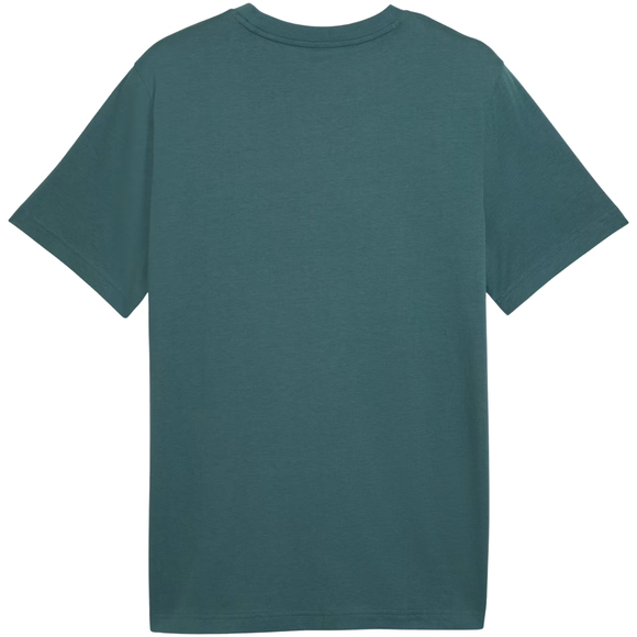 Koszulka męska Puma Ess 2 Color Small No. 1 Logo Tee zielona 684717 90
