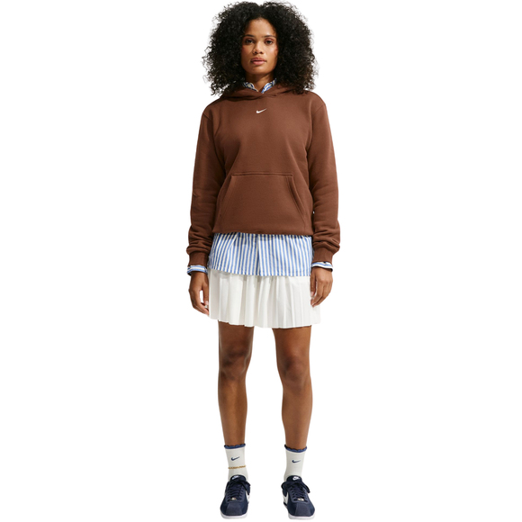 Bluza damska Nike Studio Fleece Medium Weight jasny brąz IM8100 259