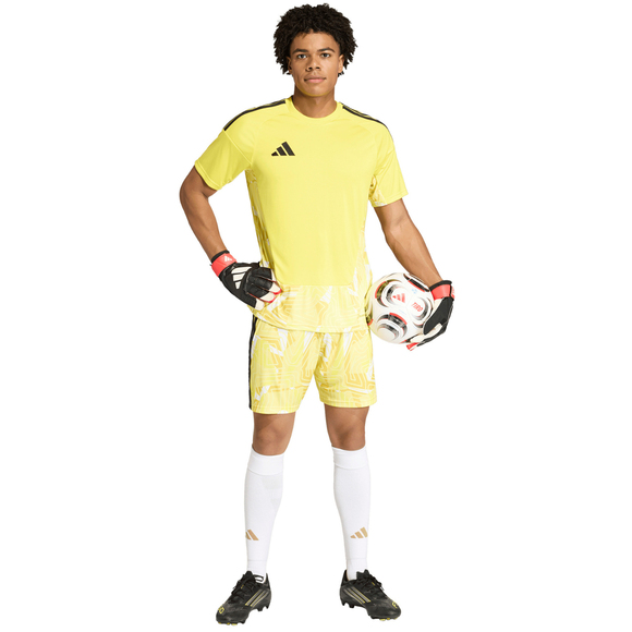 Spodenki męskie adidas Tiro 26 Competition Goalkeeper żółte KC5347