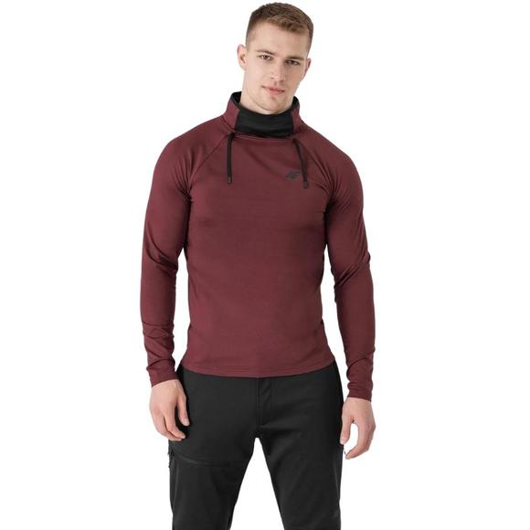 Bluza termoaktywna męska 4F burgund H4Z21 BIMD031 60S