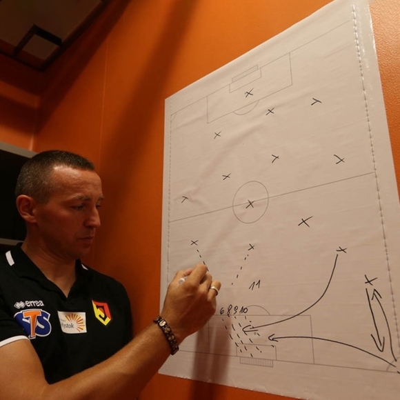 Tablica taktyczna do Piłki Nożnej folia - 25 boisk