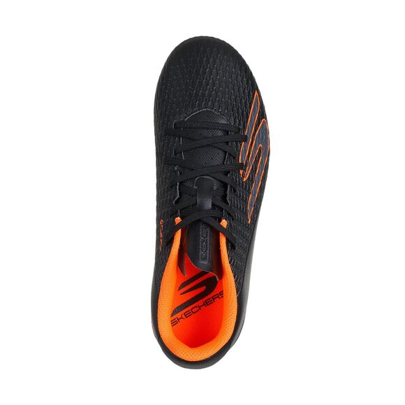 Buty piłkarskie dla dzieci Skechers SKX_2 czarno-pomarańczowe 252160L