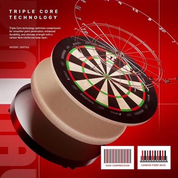 Tarcza sizalowa WINMAU BLADE 360 TRIPLE CORE