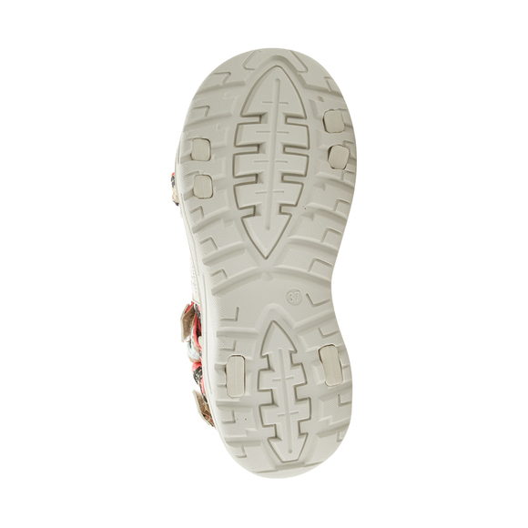 Sandały damskie Lee Cooper beż-fuksja LCW-26-34-4429LA