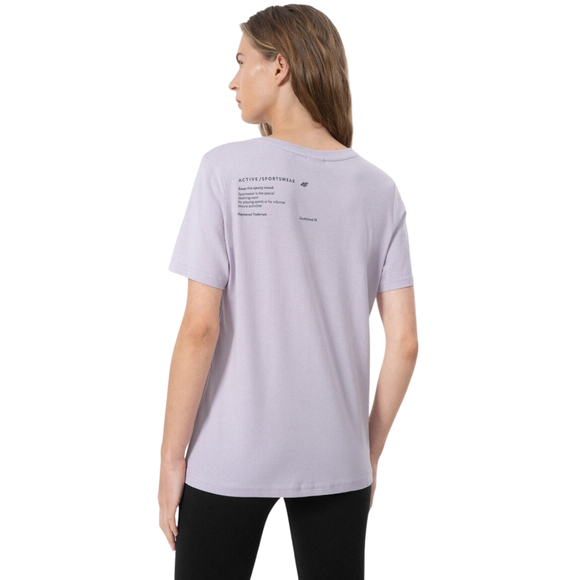 Koszulka damska 4F jasny fiolet H4Z22 TSD025 52S