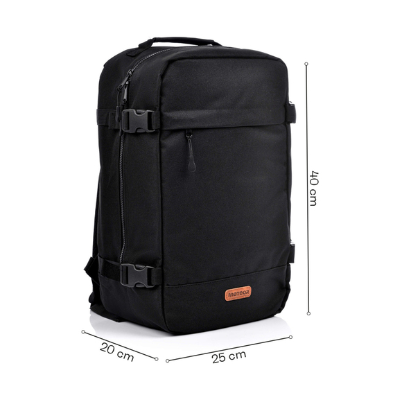 Plecak kabinowy Meteor Hermod 20 l czarny 16884