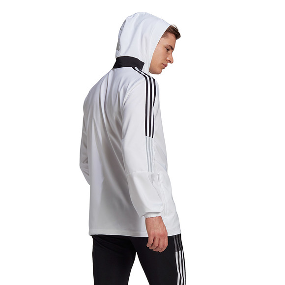 Bluza męska adidas Tiro 21 Windbreaker biała GP4966