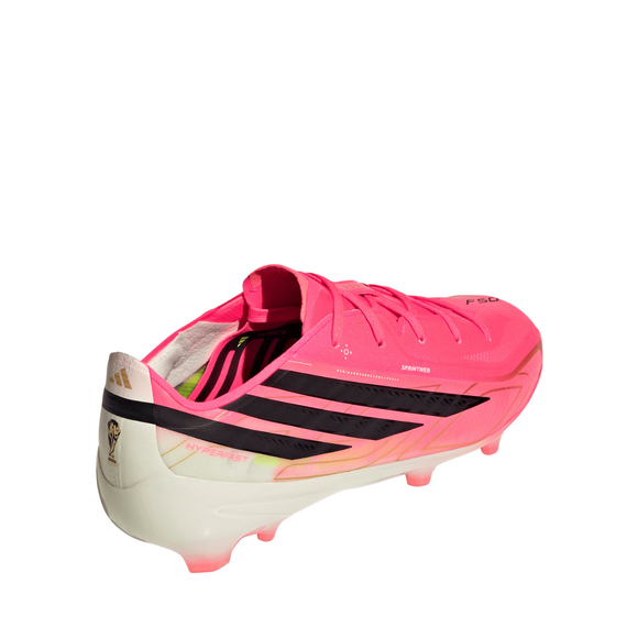 Buty piłkarskie dla dzieci adidas F50 Hyperfast Elite FG różowe IH4451