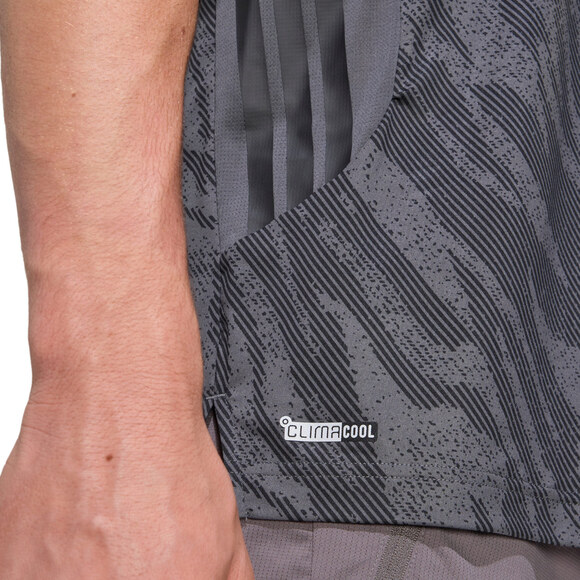 Koszulka męska adidas Cool Intensity Worout szara KQ7535