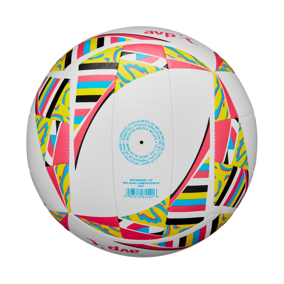 Piłka siatkowa Wilson Avp Movement VB New biało-różowo-żółta WV4008001XBOF