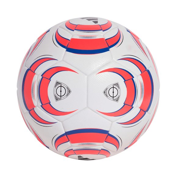 Piłka nożna adidas Tiro League J350 biało-pomarańczowa JW1525