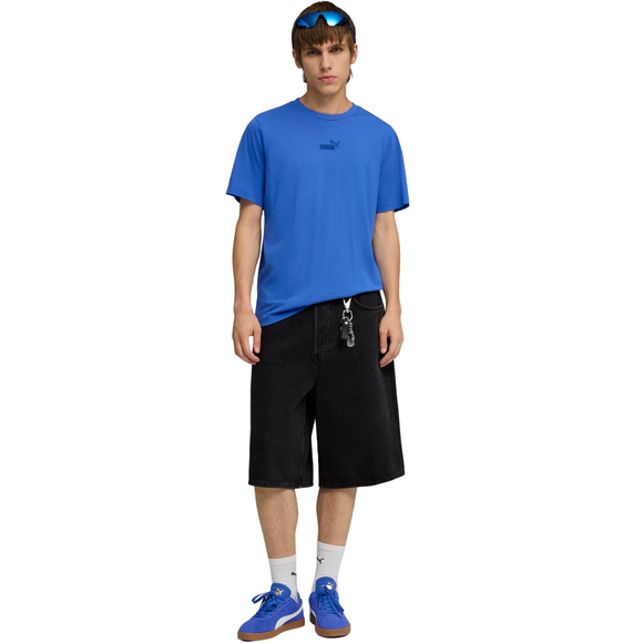 Koszulka męska Puma ESS Small No.1 Logo centered Tee niebieska 692912 23