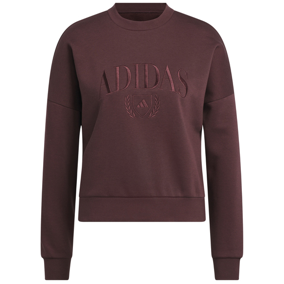 Bluza damska adidas Cozy Sweatshirt brązowa JM1794