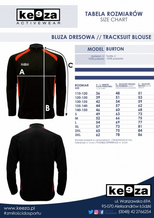 Bluza sportowa Burton Znicz Kłobuck